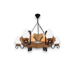 Exodus Lighting Srl Luster na reťazi QUEEN 6xE14/40W/230V buk EX-00162