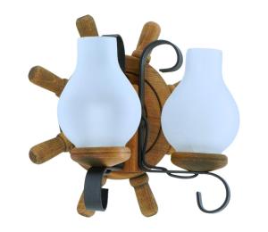 Exodus Lighting Srl Nástenné svietidlo TIMONA 2xE14/40W/230V buk EX-00225