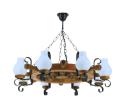 Exodus Lighting Srl Luster na reťazi TIMONA 8xE14/40W/230V buk EX-00223