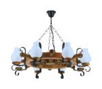 Exodus Lighting Srl Luster na reťazi TIMONA 8xE14/40W/230V buk EX-00223