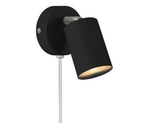 Nordlux - Nástenné bodové svietidlo EXPLORE 1xGU10/7W/230V čierna 2113251003