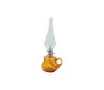 Floriánova huť Petrolejová lampa TEREZA 34 cm amber káro 110-0200-0000-19-03-000