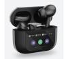Bezdrôtové slúchadlá s LCD displejom, čierne PM1005B