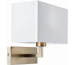 Endon 61604 - Nástenné svietidlo PICCOLO 1xE27/10W/230V biela/matný chróm 61604