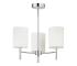 Endon 56642 - Luster na tyči BRIO 3xE14/40W/230V lesklý chróm/biela 56642