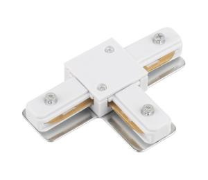 Koncovka lištového systému 1-fázová TRACER T-konektor biela 3518