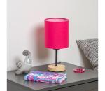 Brilagi - Stolná lampa NUBILA WOOD 1xE27/25W/230V dub/ružová BG1567+BG1577