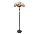 Endon 70940 - Stojacia lampa DRAGONFLY 2×E27/60W/230V, priemer 50 cm 70940