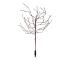 LED RGBW Solárne svietidlo TREE LED/0,1W/1,2V 600 mAh IP44 hnedá EKO1448
