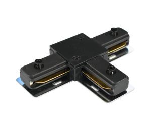 Konektor pre svietidlá v lištovom systéme 1-fázový typ T čierna ML0712