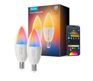 SADA 2x LED RGBWW Stmievateľná žiarovka E14/5W/230V 2700-6500K Wi-Fi - Govee B600CCC1