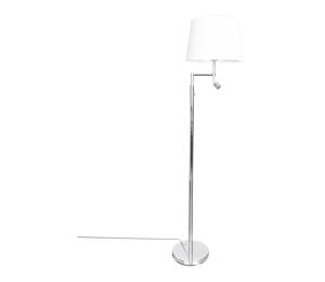 ByRydens 1988780-5000-LED Stojacia lampa ORLANDO 1xE27/5W/230V+LED/3W biela/chró 1988780-5000