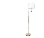 ByRydens 1988780-6509-LED Stoj. lampa ORLANDO 1xE27/5W/230V + LED/3W biela/zlatá 1988780-6509