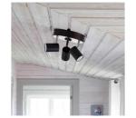 ByRydens 4200710-4002 - Bodové svietidlo CORRECT 3xGU10/7W/230V čierna 4200710-4002