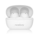 Niceboy Podsie 4 POP - Bezdrôtové slúchadlá 400 mAh + 2x 40 mAh IPX4 biela podsie-4-pop-white