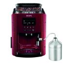 Krups - Automatický kávovar s nádobou na mlieko ESAL 1450W/230V červená EA816570