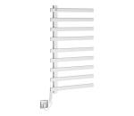 Sapho - Elektrický sušiak na uteráky ELCOR 128W/230V 92 cm matná biela ľavá EB450