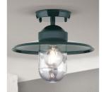 Orion AL 11-1317 - Vonkajší prisadený luster EDWARD 1xE27/60W/230V IP44 zelená AL 11-1317 grün