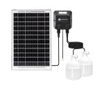 B.V.  - LED Solárny luster 2xLED/35W/12V 6000 mAh 6500K pr. 10 cm B1020134O