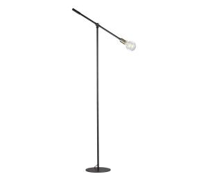 ONLI - Stojacia lampa ASTE 1xE27/15W/230V čierna/zlatá 4879/PTN