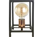 ONLI - Stolná lampa FLOKI 1xE27/15W/230V 20 cm čierna/medená 4931/L