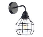 ONLI - Nástenné svietidlo SPIDER 1xE27/15W/230V čierna 4859/APP