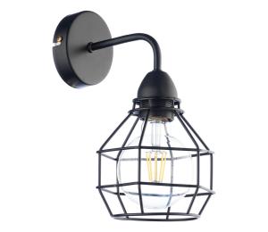 ONLI - Nástenné svietidlo SPIDER 1xE27/15W/230V čierna 4859/APP