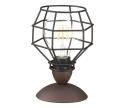ONLI - Stolná lampa SPIDER 1xE27/15W/230V 23 cm čierna/hnedá 4859/L