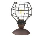 ONLI - Stolná lampa SPIDER 1xE27/15W/230V 23 cm čierna/hnedá 4859/L