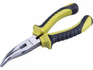 EXTOL CRAFT Kliešte pologuľaté zahnuté, 160mm