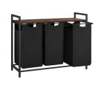 Kôš na bielizeň REX hnedá/čierna BLH301B01V1