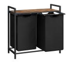 Kôš na bielizeň REX hnedá/čierna BLH201B01V2