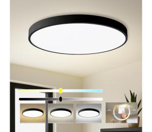 Brilagi - LED stropné svietidlo POOL LED/128W/230V 3000/4500/6000K pr. 100 cm čierne BRI356