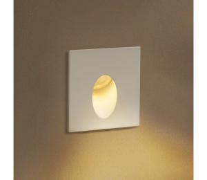 Brilagi - LED vonkajšie zapustené svietidlo STAIRDOT LED/2W/230V biele IP65 hranaté BRI305