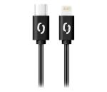 Aligator DATKP56 - USB kábel USB-C / Lightning 30 W Power Delivery 0,5 m čierna DATKP56