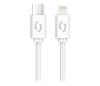 Aligator DATKP57 - USB kábel USB-C / Lightning, 30 W Power Delivery (PD), 0,5 m, biely DATKP57
