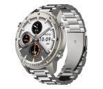 Aligator AW12SR - Inteligentné hodinky Watch GPS 500 mAh IP69K strieborné AW12SR