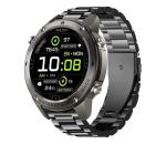 Aligator AW12BK - inteligentné hodinky Watch s GPS, 500 mAh batéria, IP69K, čierne AW12BK