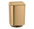 WENKO 24163100 - Odpadkový kôš AURON 17x25,5 cm zlatý 24163100