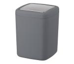 WENKO 23979100 - Odpadkový kôš BARCELONA 15x20 cm antracit/lesklý chróm 23979100