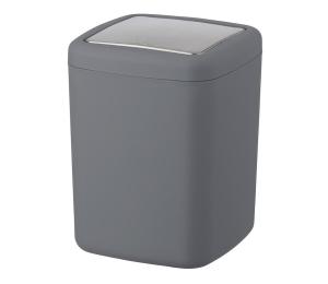 WENKO 23979100 - Odpadkový kôš BARCELONA 15x20 cm antracit/lesklý chróm 23979100