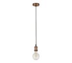 Searchlight 7461CU - závesné svietidlo na lane SUSPENSION 1xE27/60W/230V medené 7461CU