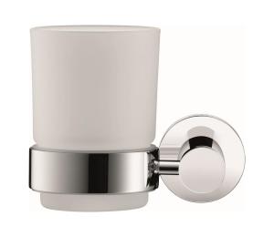 Duravit 99191000 - Nástenný držiak na zubné kefky D-CODE ľavý, lesklý chróm 0099191000