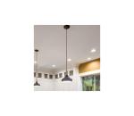 Elstead Feiss FE-BESO-P-M-DBZ -Závesné svietidlo na kábli BESO 1xE27/60W/230V pr.25,4cm čierna/medená FE-BESO-P-M-DBZ