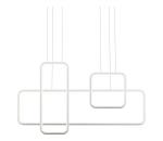 Redo 01-2099 - LED stmievateľný luster na lankách THAI LED/86W/230V biely 01-2099