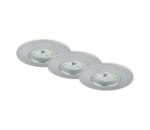 Briloner 7231-039 - SADA 3x stmievateľných LED kúpeľňových podhľadových svietidiel LED/5,5W/230V IP44 7231-039