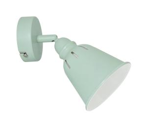 Nástenné bodové svietidlo FIONA 1xE14/8W/230V zelená 311054