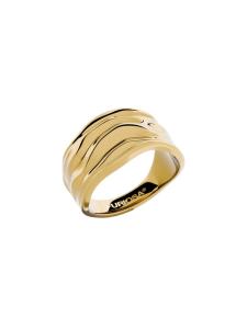 Furiosa Dizajnový pozlátený prsteň Muse SR-MUSE-G 56 mm