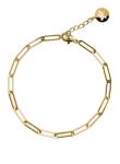 Furiosa Slušivý pozlátený náramok Paperclip Vibe SB-VIBEB-G