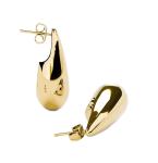 Furiosa Moderné pozlátené náušnice Teardrop Drip SE-DRIP-G